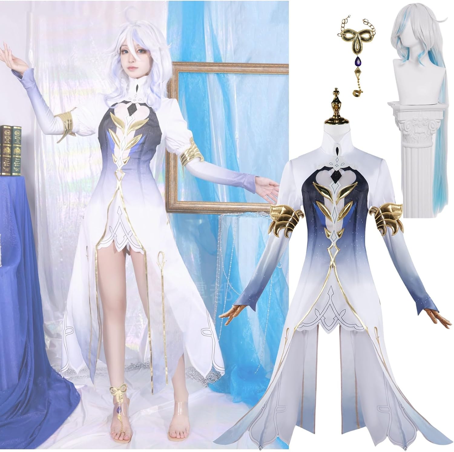 刀剣乱舞 鶴丸国永 都結び 灯結び お守り風アクリルキーホルダー 缶